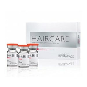 3.法國 Revitacare Hair Care 活髮精華 由法國Revitacare實驗室製造的治療脫髮的營養素，適用於治療和減輕各種頭皮和頭髮問題的症狀。 主要成份：非交聯玻尿酸、5種氨基酸、6種B族維生素、1種含鋅礦鹽 功效： 脫髮速度減慢 養髮活髮 頭皮深層滋潤 消除頭皮屑 *可選擇醫生直針注射或頭皮護理師主理